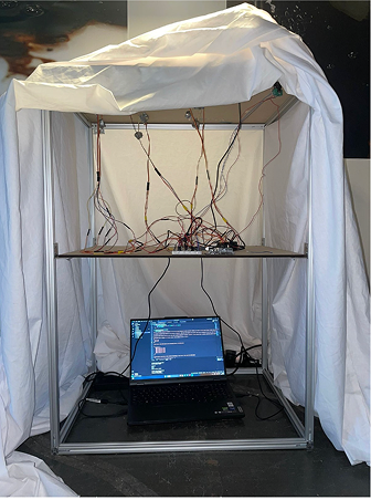 Final hardware and software setup for AI Alien