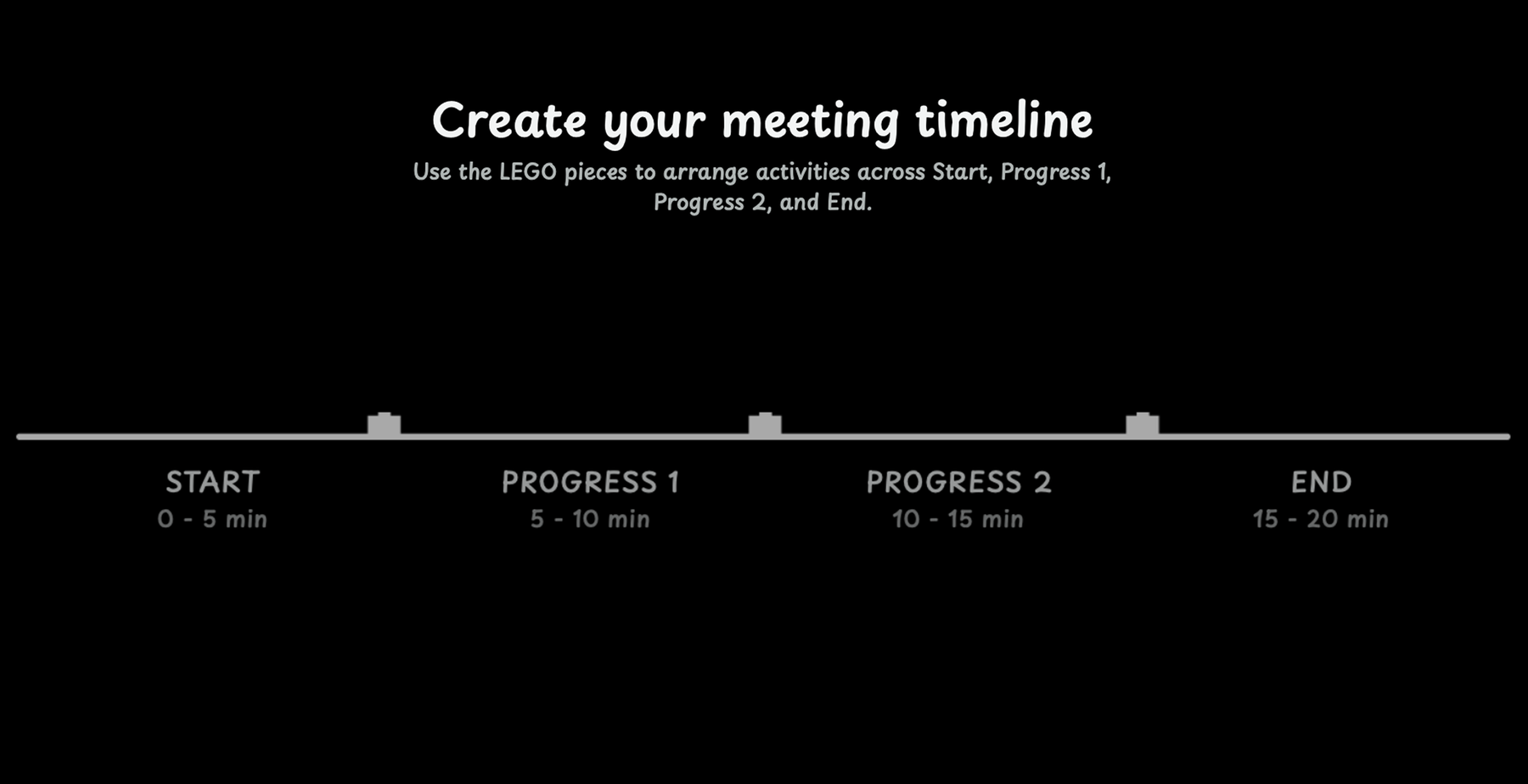Timeline interface of the prototype