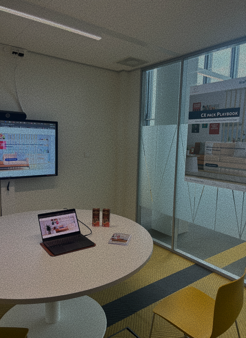 Demo day presentation setup for the Pack Consumer Experience Playbook