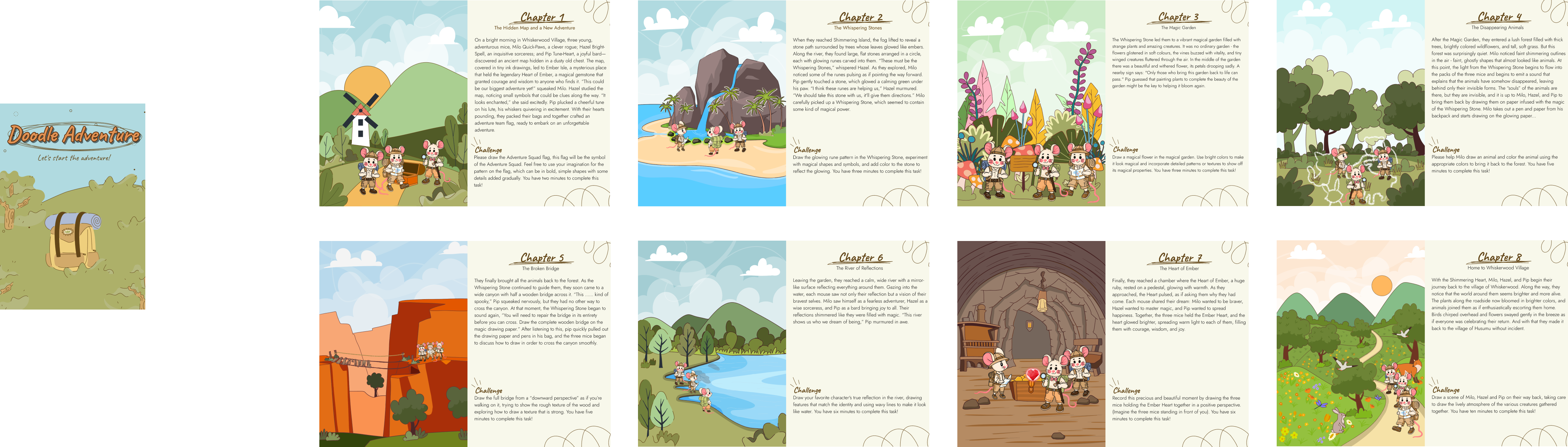 Pamphlet for Doodle Adventure